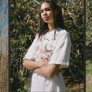 Urban Outfitters Cosmic Floral T-Shirt Dress S/M